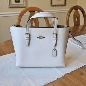 Coach Pebbled Leather Crossbody Tote